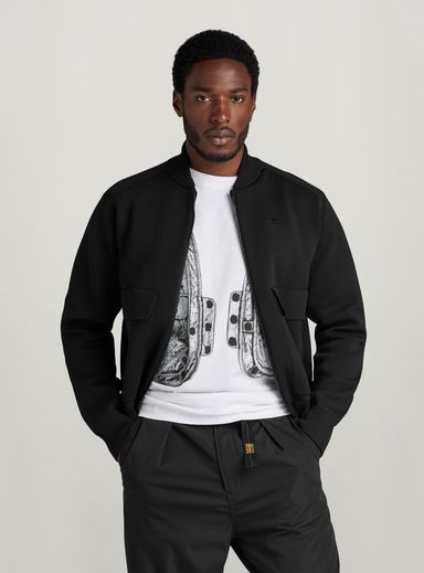 Engineered Knitted Bomber